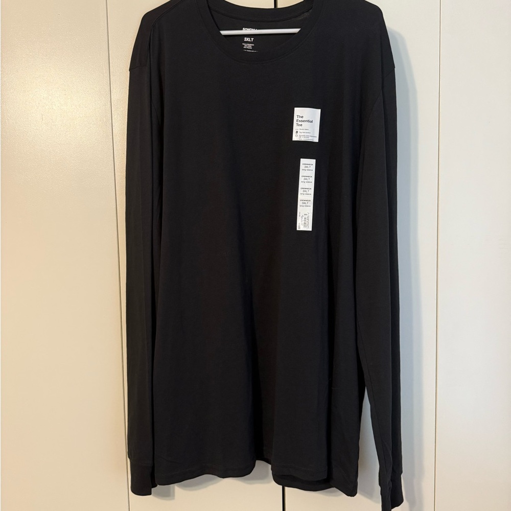 Sonoma Black Long Sleeve Men's Tee